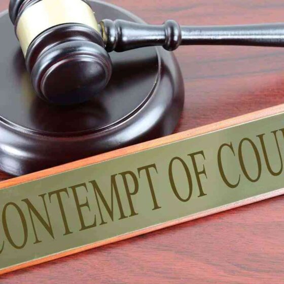 What Is Contempt Of Court In Family Law