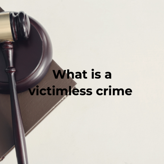 What is a victimless crime