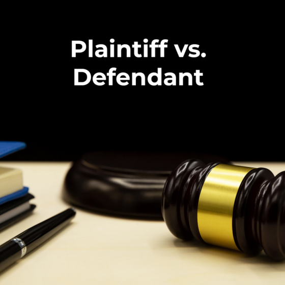 Plaintiff vs. Defendant