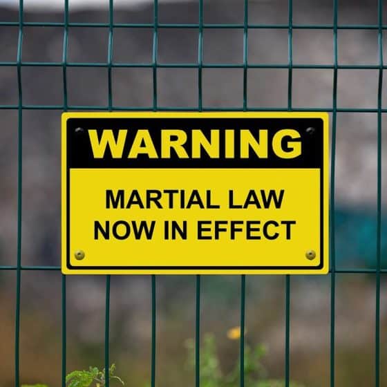 what is martial law