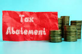 What is a tax abatement? 