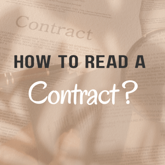 The ultimate guide to How to read a contract?
